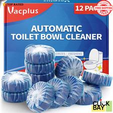 Vacplus Automatic Toilet Bowl Cleaner Tablets Bathroom Toilet Tank Cleaner.