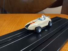 Vintage Aurora T-Jet 2 Tan Indy Racer 1359 with New Tires