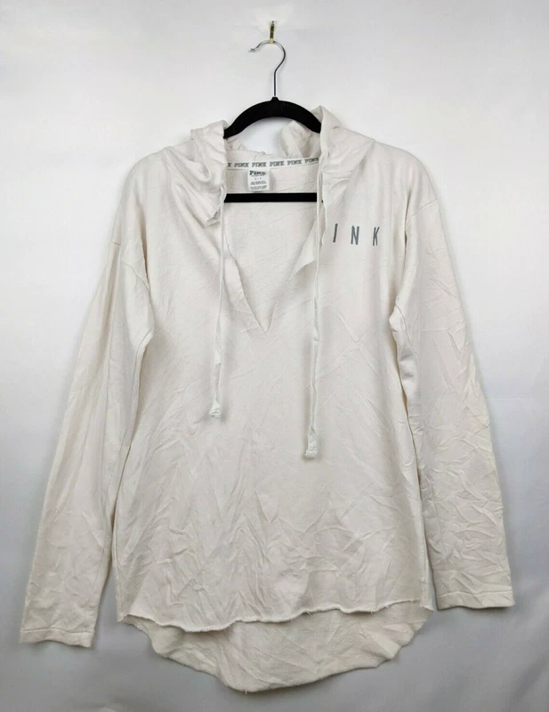 victoria-secret-vs oversize long logo pullover hoodie