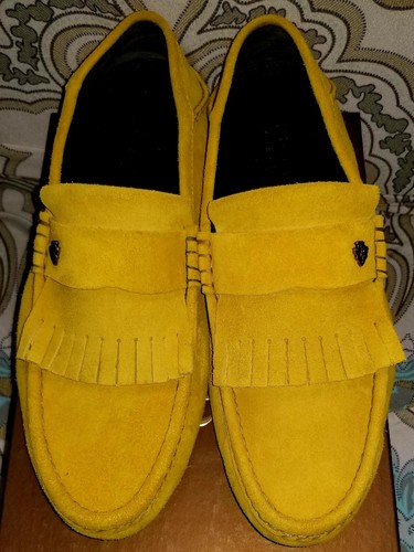 NIB GUCCI MENS DRIVING LOAFERS SIZE 8.5G MADE IN ITALY 100% AUTHENTIC - Picture 2 of 9