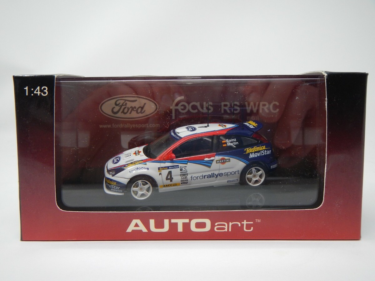 AutoArt Ford Focus WRC 2002 C. Sainz / L. Martin #4 Rally