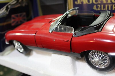 Vintage Jaguar E Type Xke in Red Tonka Polistil 1:16 SCALE | eBay