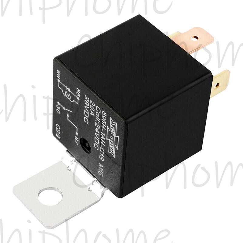 Relais De Puissance Song Chuan 896H-1AH-C1S, 4 Broches, 24VDC, 20A - Neuf