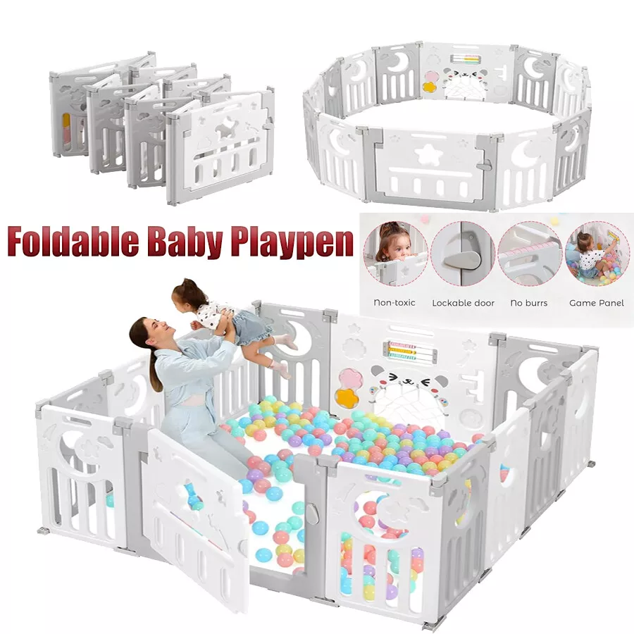 Fold up baby playpen sales