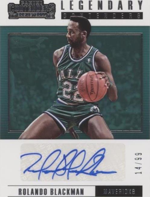2017-18 Panini Contenders - Rolando Blackman #LC-RBK - 1 of 2