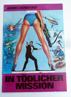 NFK #286/287 In Tödlicher Mission FILMPROGRAMM 20-seitig ´81 James Bond R. MOORE