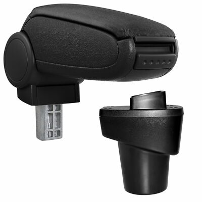 Accoudoir Central Textile Noir Pour Citroën C1 II Et Peugeot 108 - Neuf Complet