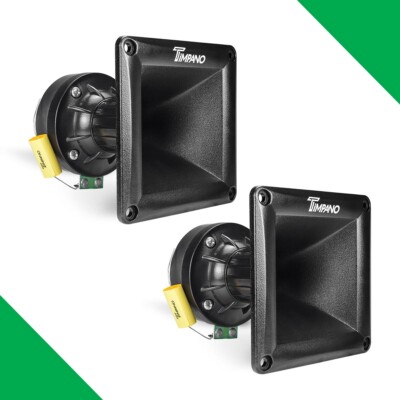 (2) TIMPANO TPT-DH175 1'' EXIT HIGH FREQUENCY COMPRESSION HORN DRIVER 250W 8 OHM