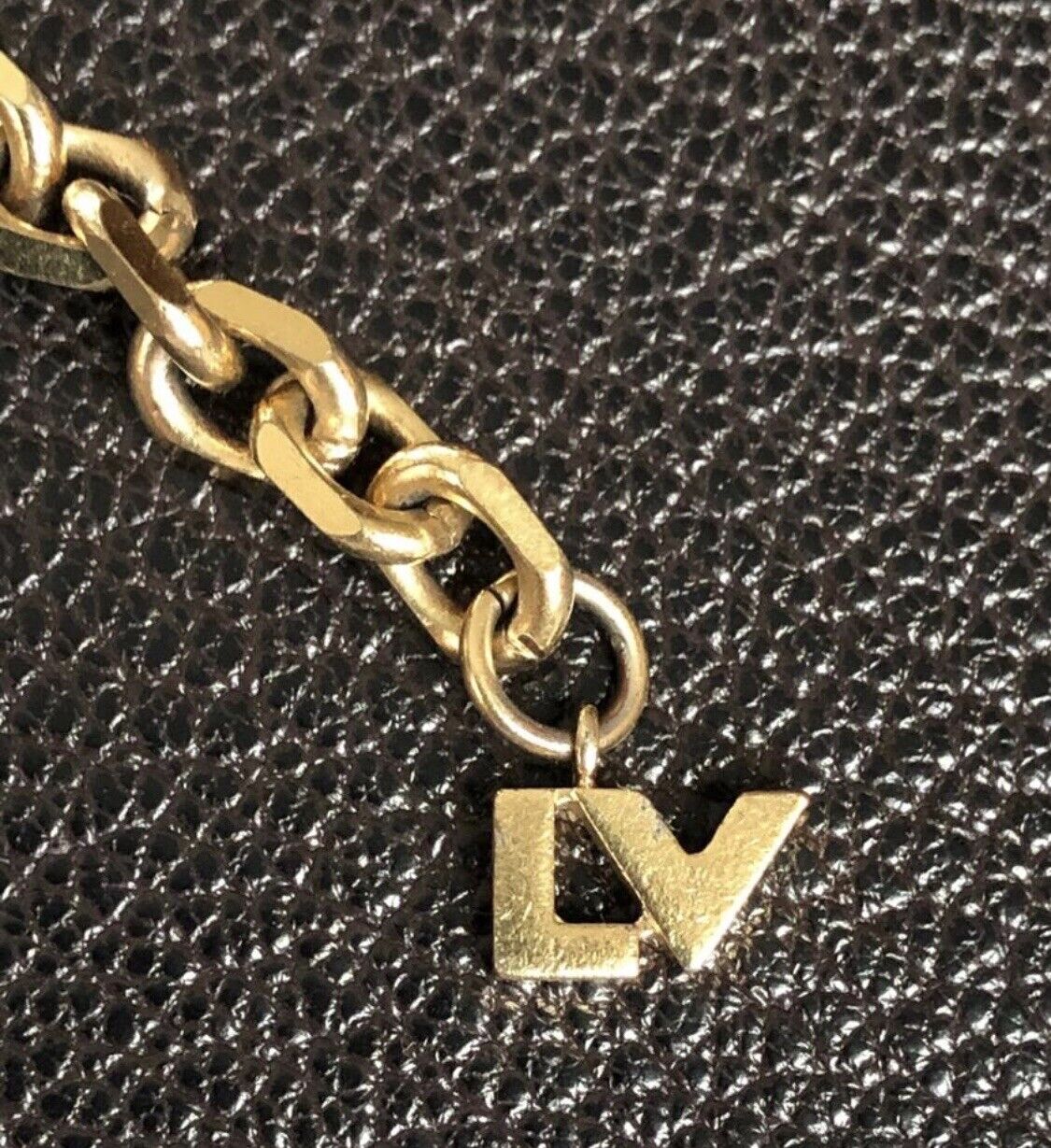 Louis Vuitton Gold Tone LV & Me Letter L Charm Bracelet Louis Vuitton