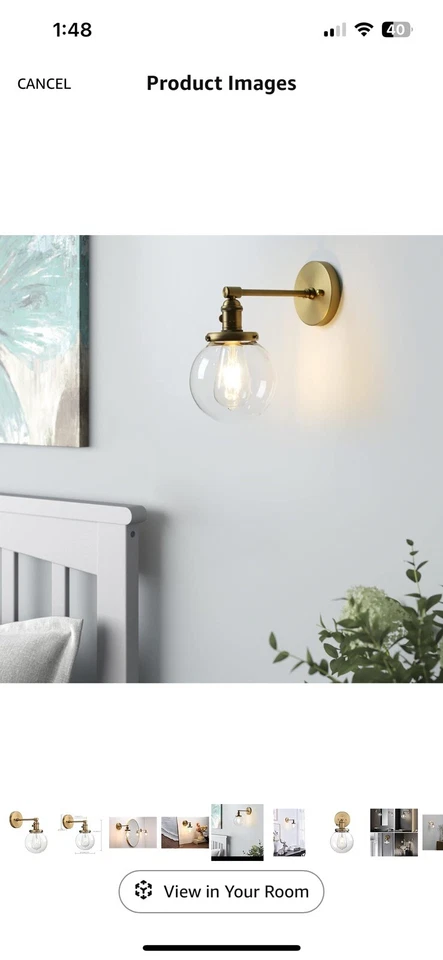 Lámpara de pared Foto 3 de 3