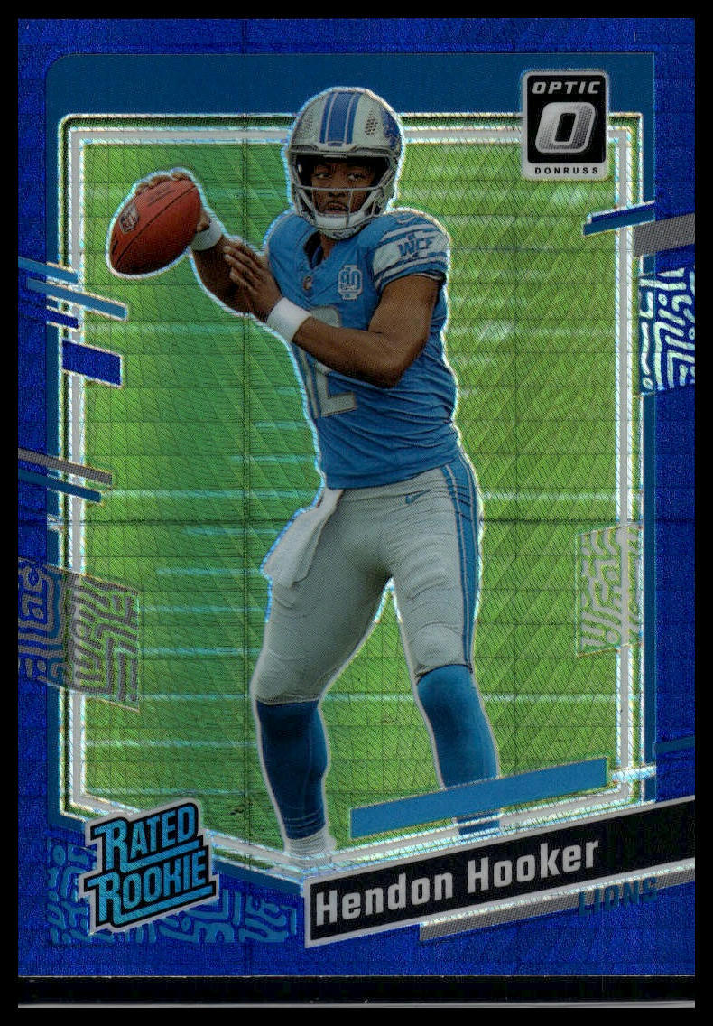 🔥💎📈 2023 Donruss Optic #234 Hendon Hooker Blue Hyper