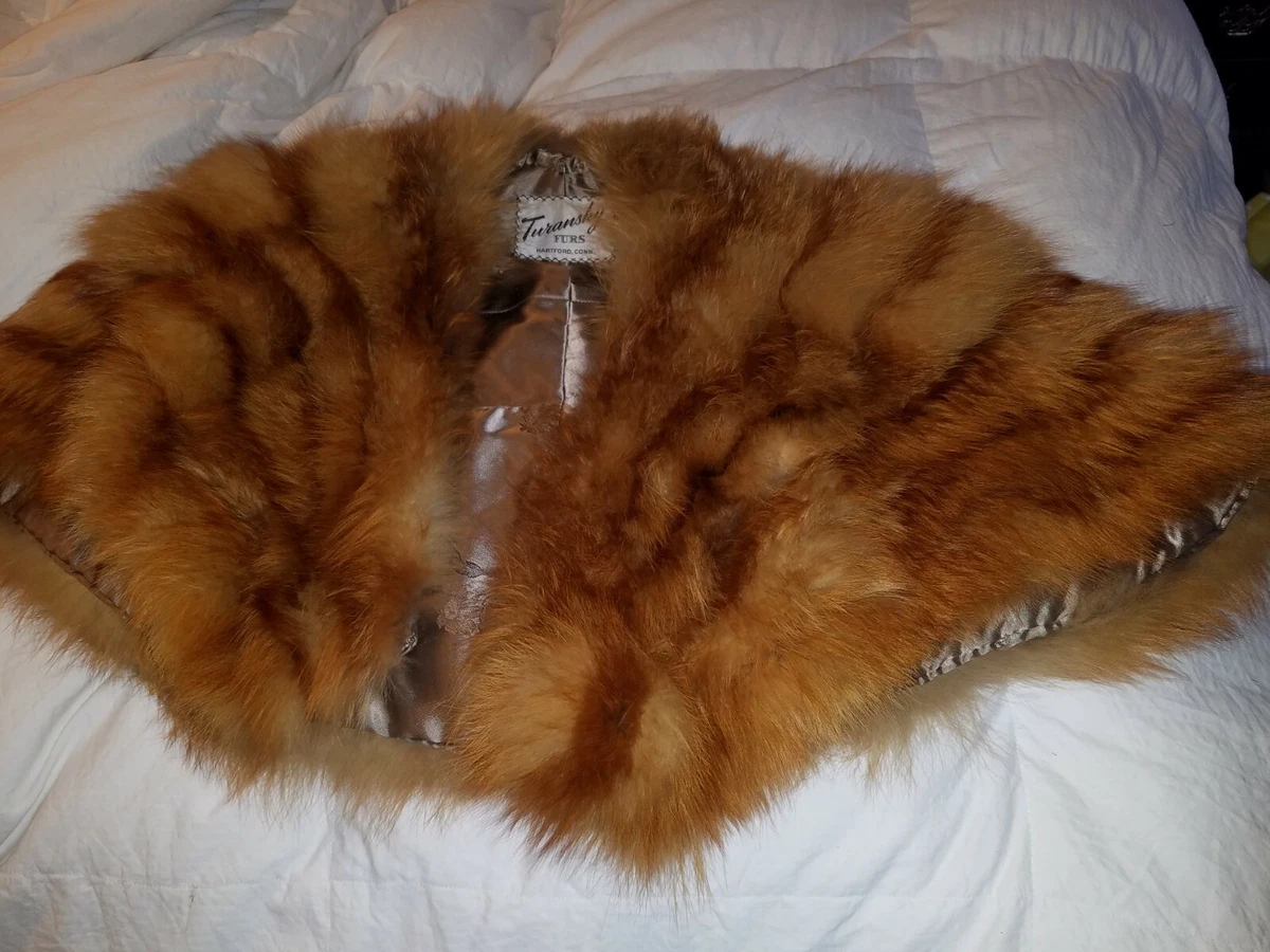 Turansfy furs vintage mink stole fur wrap hartford conn eBay