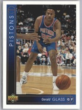 1993-94 Upper Deck Detroit Pistons Basketball Card #108 Gerald Glass