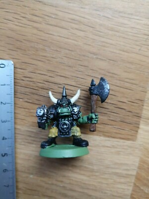 Miniature Warhammer 40k Space Ork Peinte - Référence P206, Space Crusade, Occasion