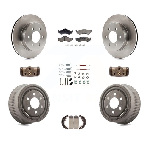 Rear Disc Break A-Premium 12.13 In (308mm) Front Vented Disc Brake Rotors Ceramic Pads Kit Compatible With Select Dodge Models - Dakota 2003-2004, 6-PC Set, Brake Kits - Canada Jeep Patriot Brakes - Foto 4