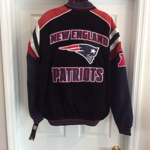 Nfl New England Patriots Champions Men S Suede Leather Style Jacket Size Xxl Ebay