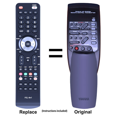 RAX7 VZ45350 Remote Control Transmitter For Yamaha HiFi System RX-396  RX-496