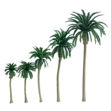 10PCS/Set Model Palm Tree Diorama Tree Scenery Trees Mixed Model Tree