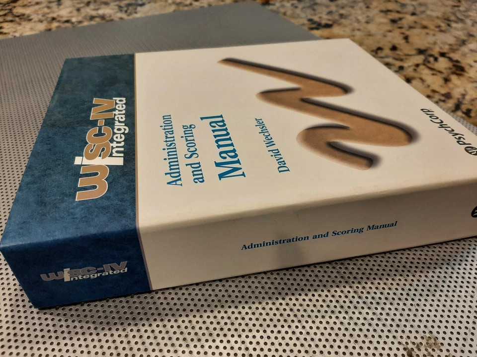 WISC-IV Integrated Adminstration and Scoring Manual David Wechsler 4th Ed. IQ - Image 3 of 4