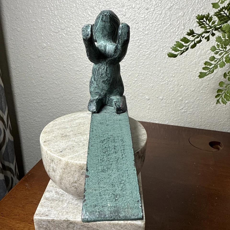 Cast Iron Mouse Door Stop Door Wedge Stopper Rustic Vintage Look Home Decor - Image 3 of 4