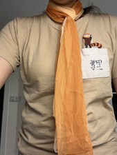 Marks and Spencer Orange Mix Scarf New with Tags 100% Polyester Made In Italy