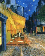 1888 Café Terrace at Night by Vincent Van Gogh ART Home Decor