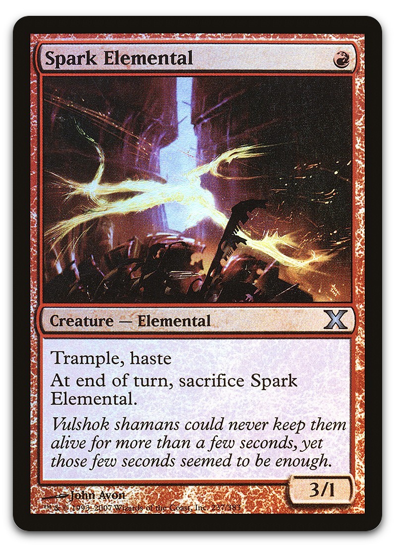 Spark Elemental #237 (LP) 10th Edition 10E Magic MTG