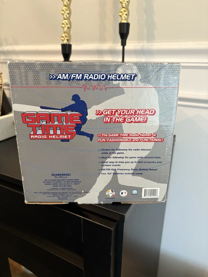 VINTAGE New York YANKEES “Game Time Radio Helmet” - Image 2 of 3