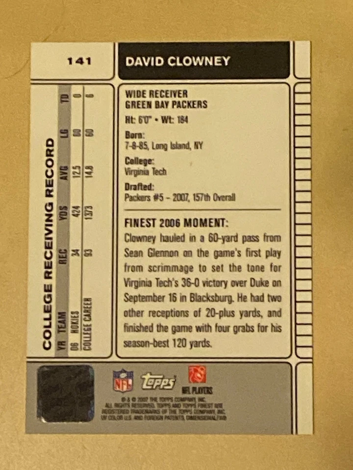 2007 NFL Topps Finest Refractor, Insert And Rookie Card Liot - Image 3 of 4