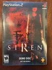 Siren PS2 Demo Disc Not For Resale Promo Playstation 2 Horror RARE - SEALED