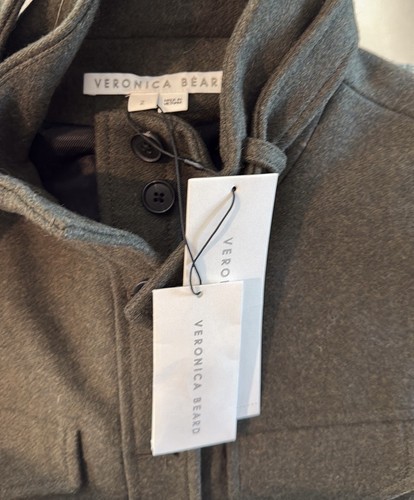 Veronica beard Arshia Mixed Media Jacket Cable Sleeves Size 2 NWT - Bild 9 von 10