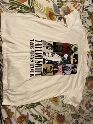 Taylor Swift The Eras Tour 2023 Official Shirt Size Adult Large White Cotton