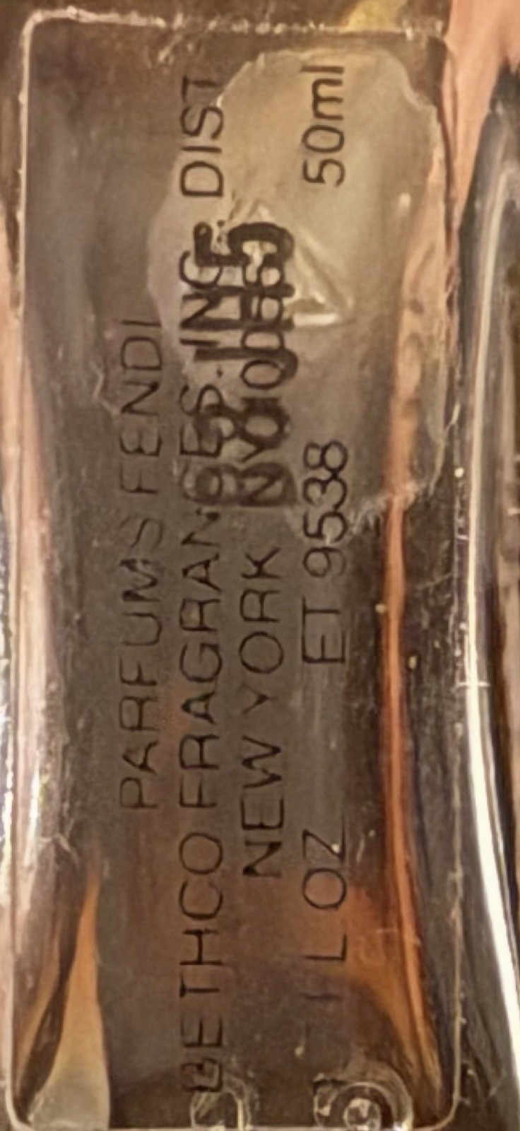 VTG Parfums  FENDI CLASSIC 50mL  Spray ORIGINAL thumbnail 6