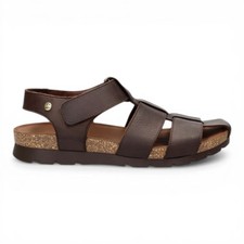 Image of Panama Jack Fletcher Stanley C1 Men's Waterproof Brown Leather Summer Sandals
