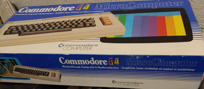 Commodore 64 C64 BROTKASTEN (+NT, Manual, TVC, Disc) in OVP works (156) 8-bit