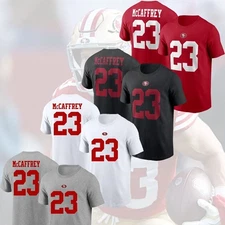 Christian McCaffrey #23 San Francisco Name & Number Player Tee 2025 Gift For Fan