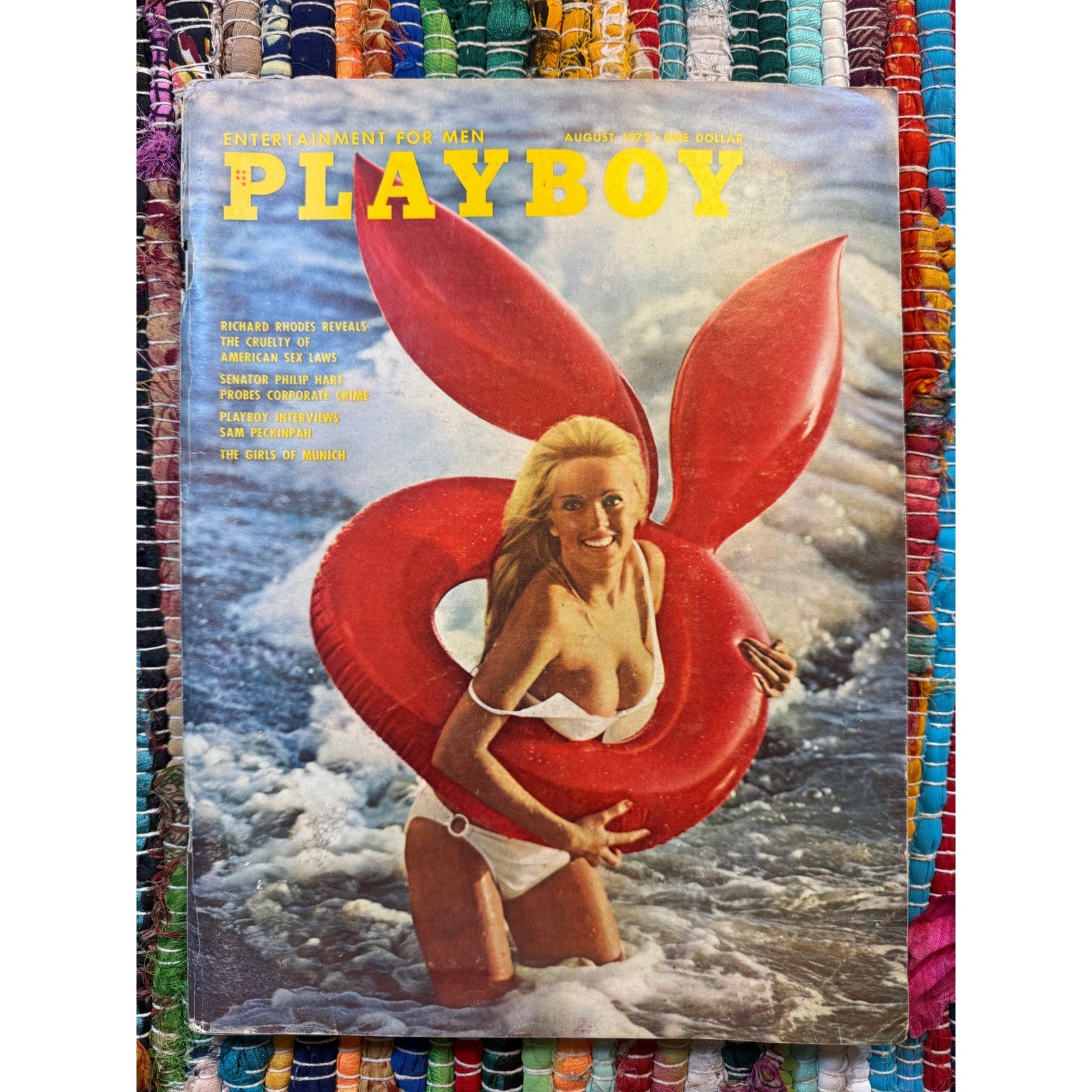 Vintage Playboy Magazine August 1972