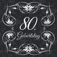 80. Geburtstag: Nostalgisches GäStebuch - Geschenkidee FüR