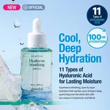 GOODAL Heartleaf Hyaluron Soothing Ampoule 50 ML / 1.7 FL. OZ. Exp2027