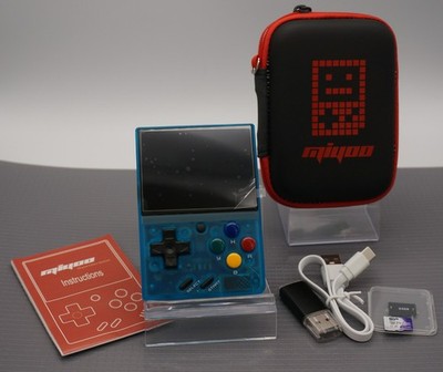Miyoo Mini V4 Handheld Console with Onion OS | Fully Loaded | Transluscent Blue