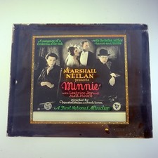 Minnie (1922) Original Glass Lost Silent Movie Slide Leatrice Joy Matt Moore