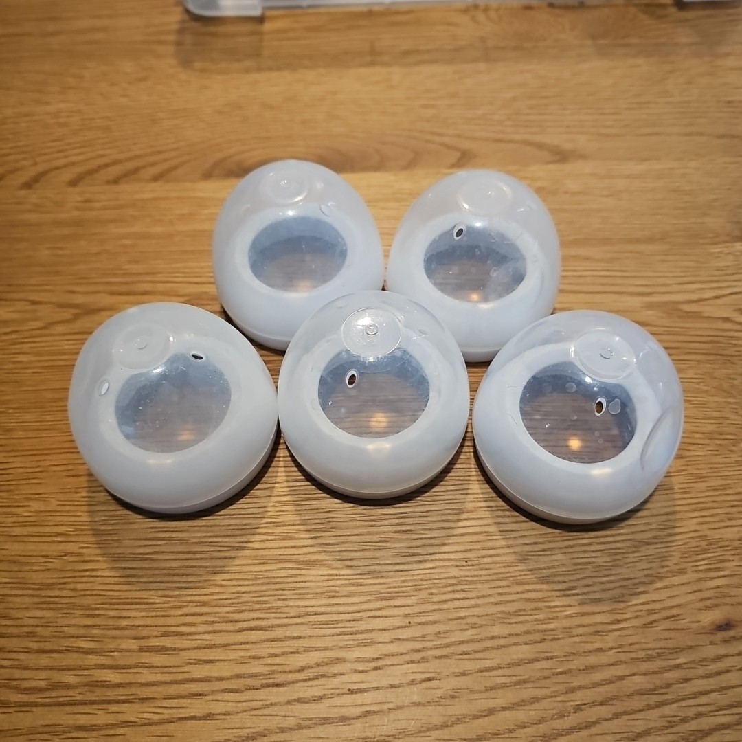 OEM 5-Pack Baby Bottle Rings and Caps for Philips Avent Natu