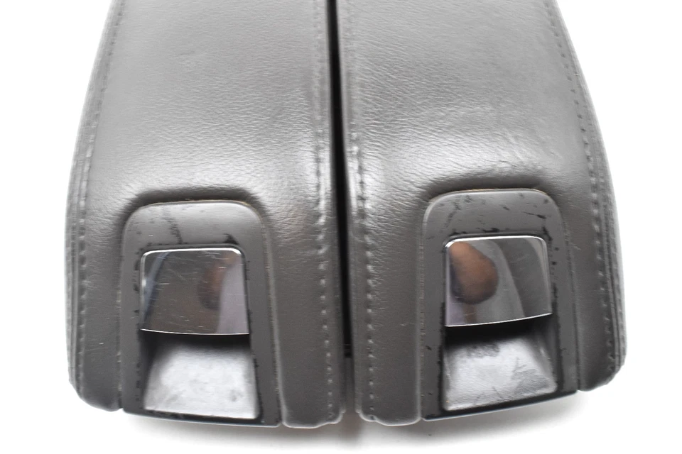 Lincoln MKX 2011 2015 consola central cuero gris oscuro reposabrazos tapa conjunto OEM Foto 3 de 4