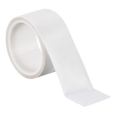 2.4" x 33 Feet High-Temperature PTFE Tape PTFE Fabric Tape, White, 0.18mm Thick