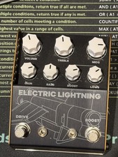 ThorpyFX Thorpy FX Electric Lightning Chris Buck Dual Channel Overdrive Pedal