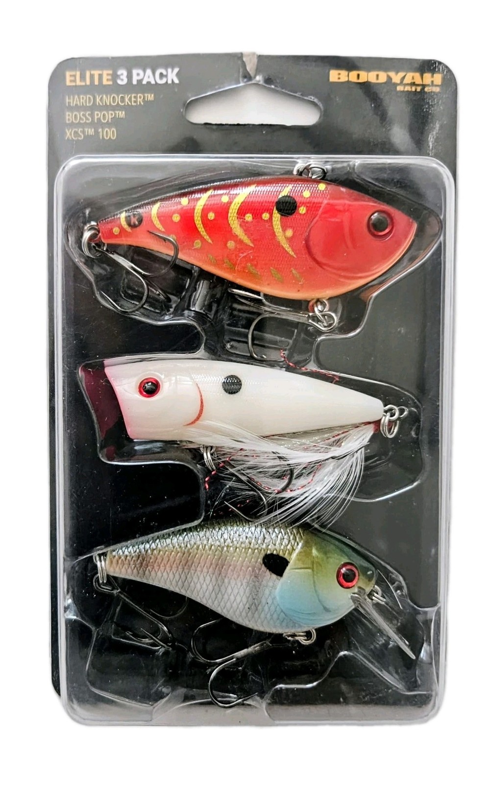(Set of 2) Booyah Elite 3 Pack Hardbait Fishing Lure Kits 6 Lures In Set New - Image 4