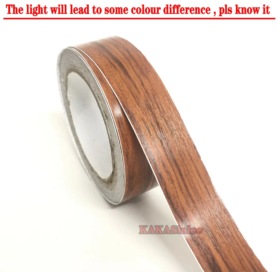 0.3M Wide 3D Wood Textured Strips Vinyl Wrap Sticker House Car Decal #9723 KW - Image 4 of 4