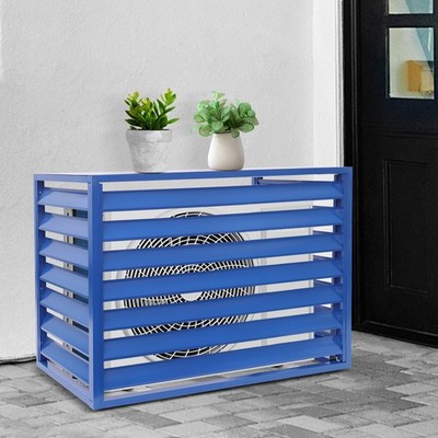 Air Conditioner Fence 4 Panels Air Conditioning Fence Protective Cover Fencing