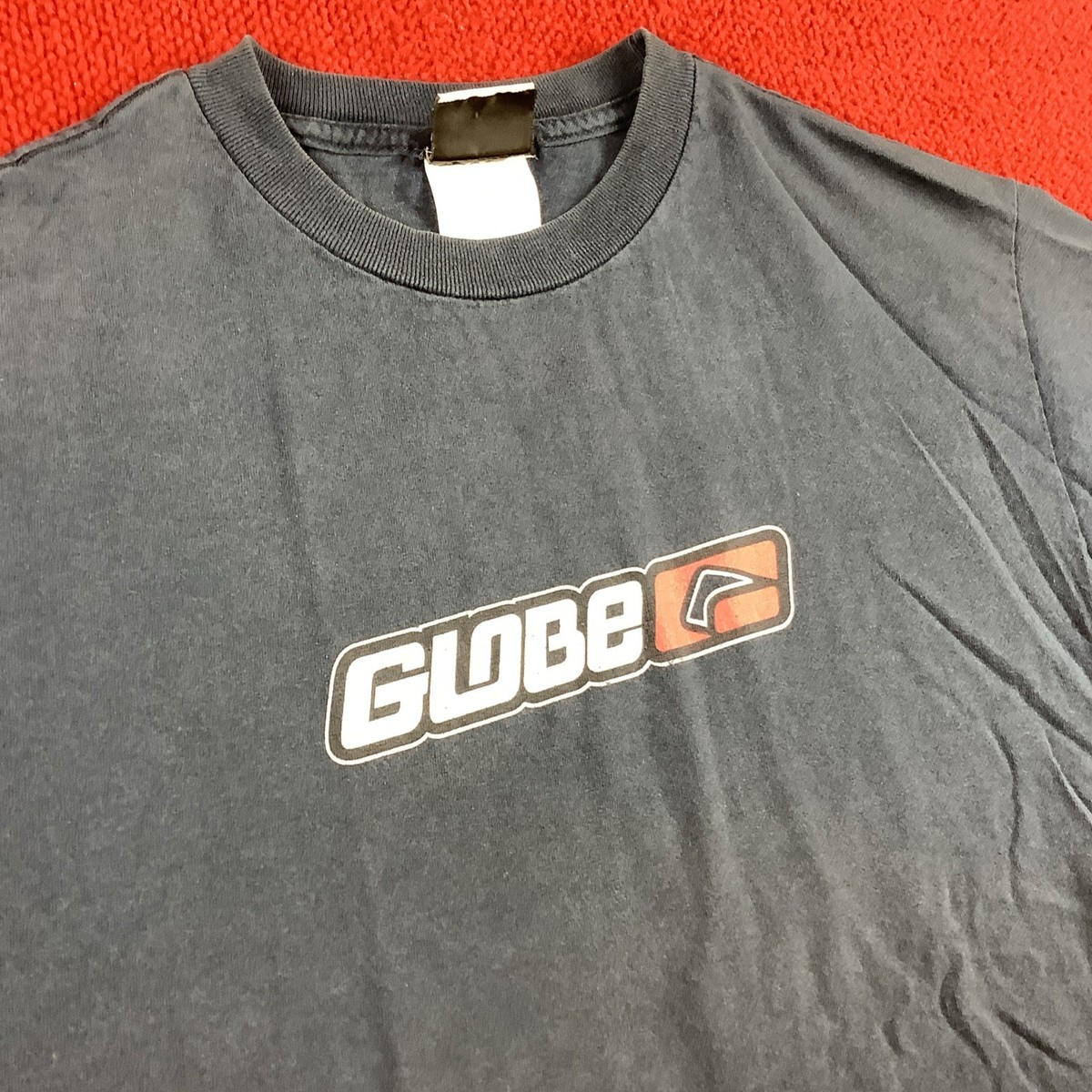 Vintage 90s Y2K Globe Skateboards Skate Logo Brand Shirt Medium 