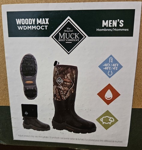 MUCK Woody Max Mossy Oak Break-Up Country Hunting Boots (Men's 12M) - Picture 4 of 5